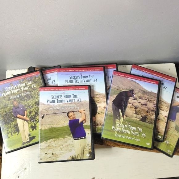 Secrets from the Plane Truth Vault Golf DVD 1-8 Set RARE Golf Instruction - Picture 2 of 9